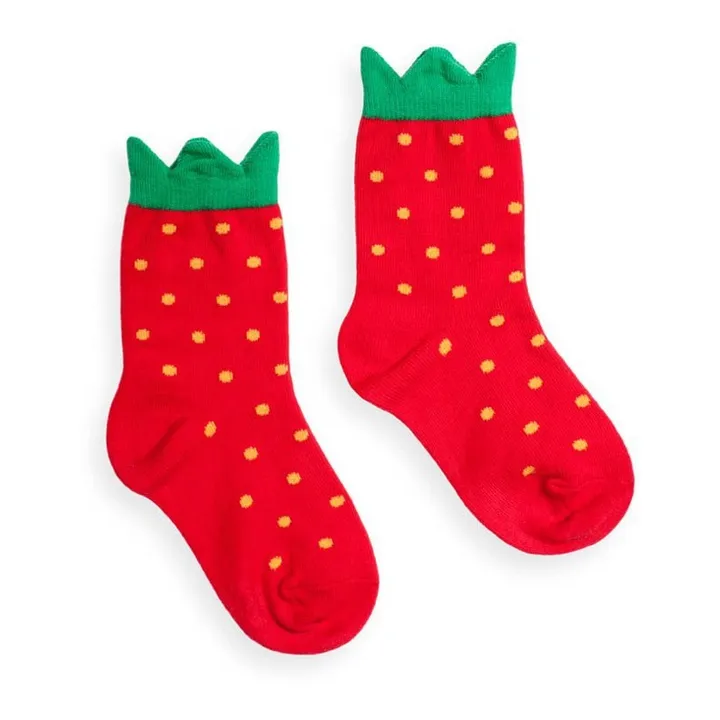 Socken Erdbeeren  | Rot- Produktbild Nr. 0