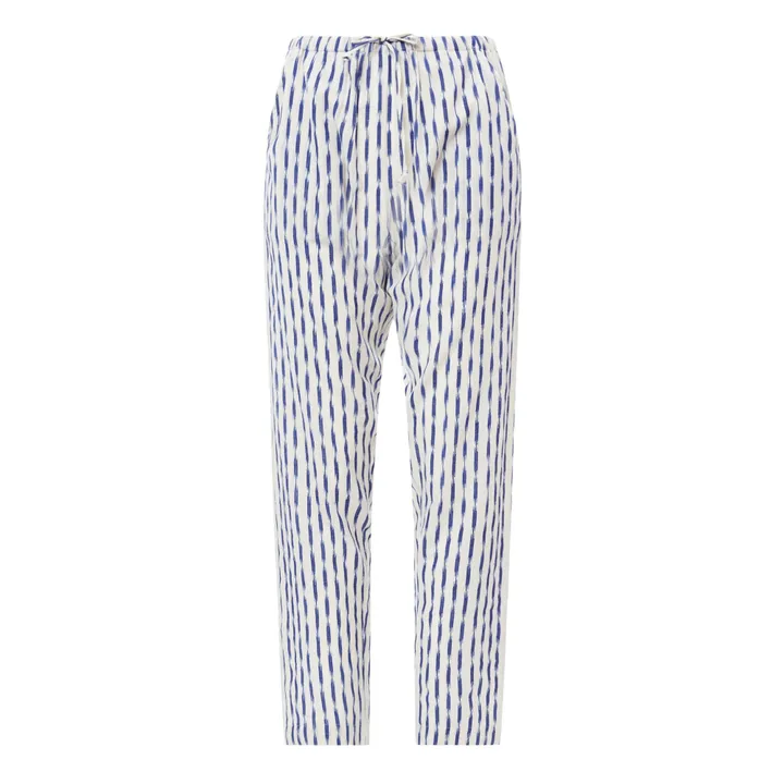 Print trousers - Women's Collection -  | Light Blue- Product image n°0