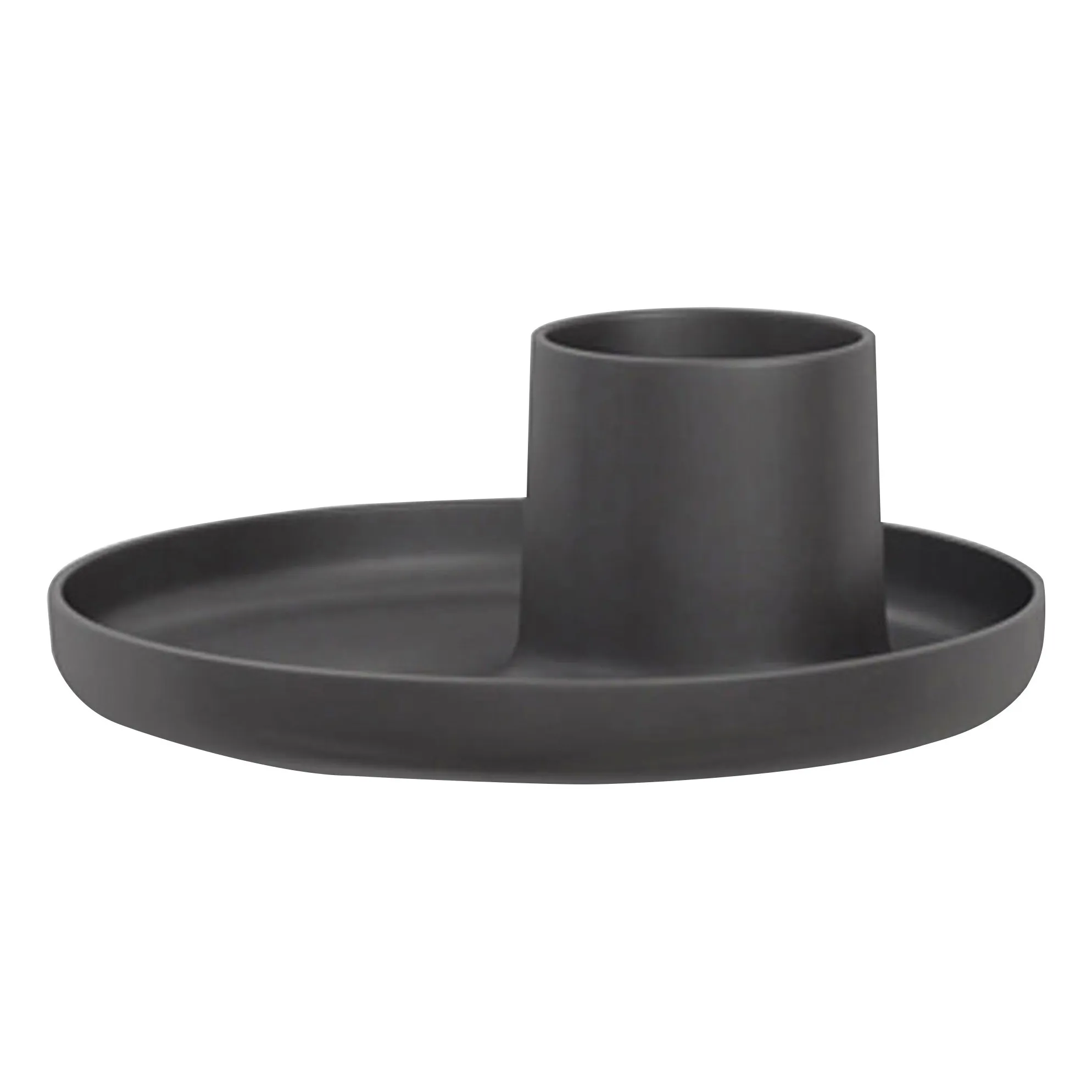 Pot à crayon et vide poche en plastique ABS O-Tidy - Michel Charlot | Gris foncé- Image produit n°0