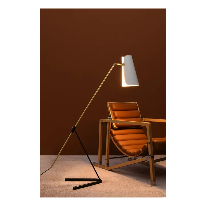 Lámpara de pie G21, Pierre Guariche | Blanco- Imagen del producto n°1
