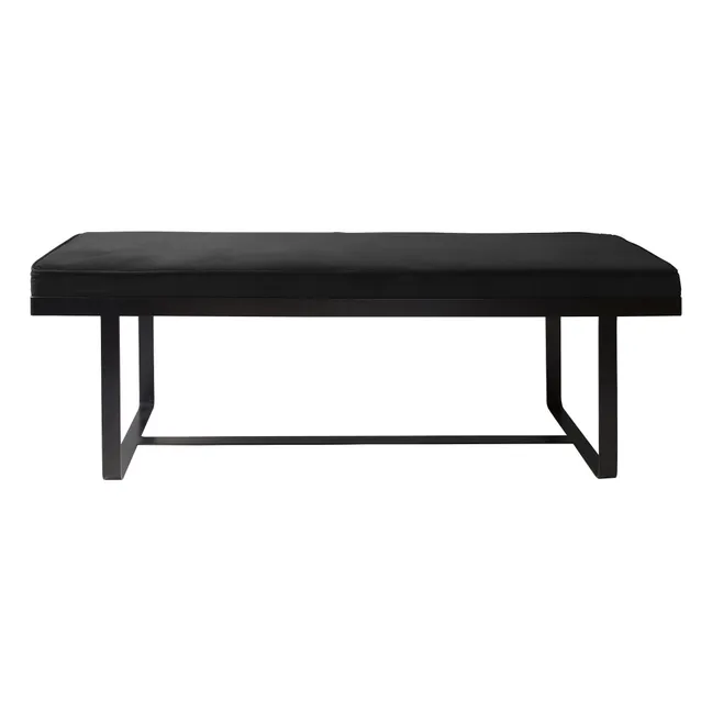 Gaspard Velvet Bench  | Black