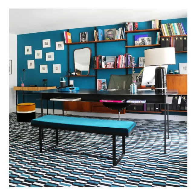 Gaspard Velvet Bench  | Black