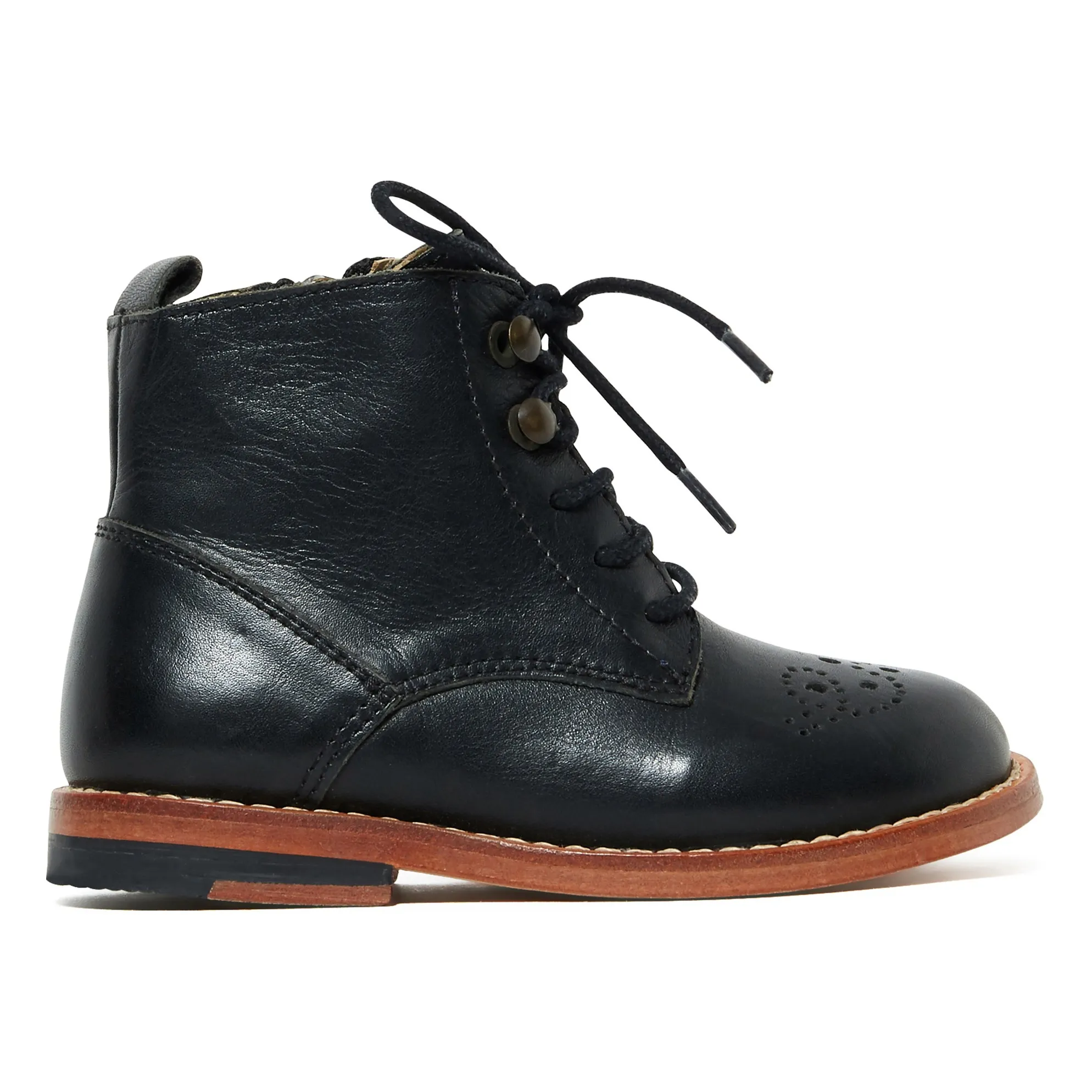Young Soles Black Buster Ankle Boots