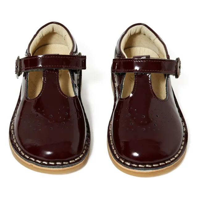 Penny Mary Jane Shoes | Burgundy