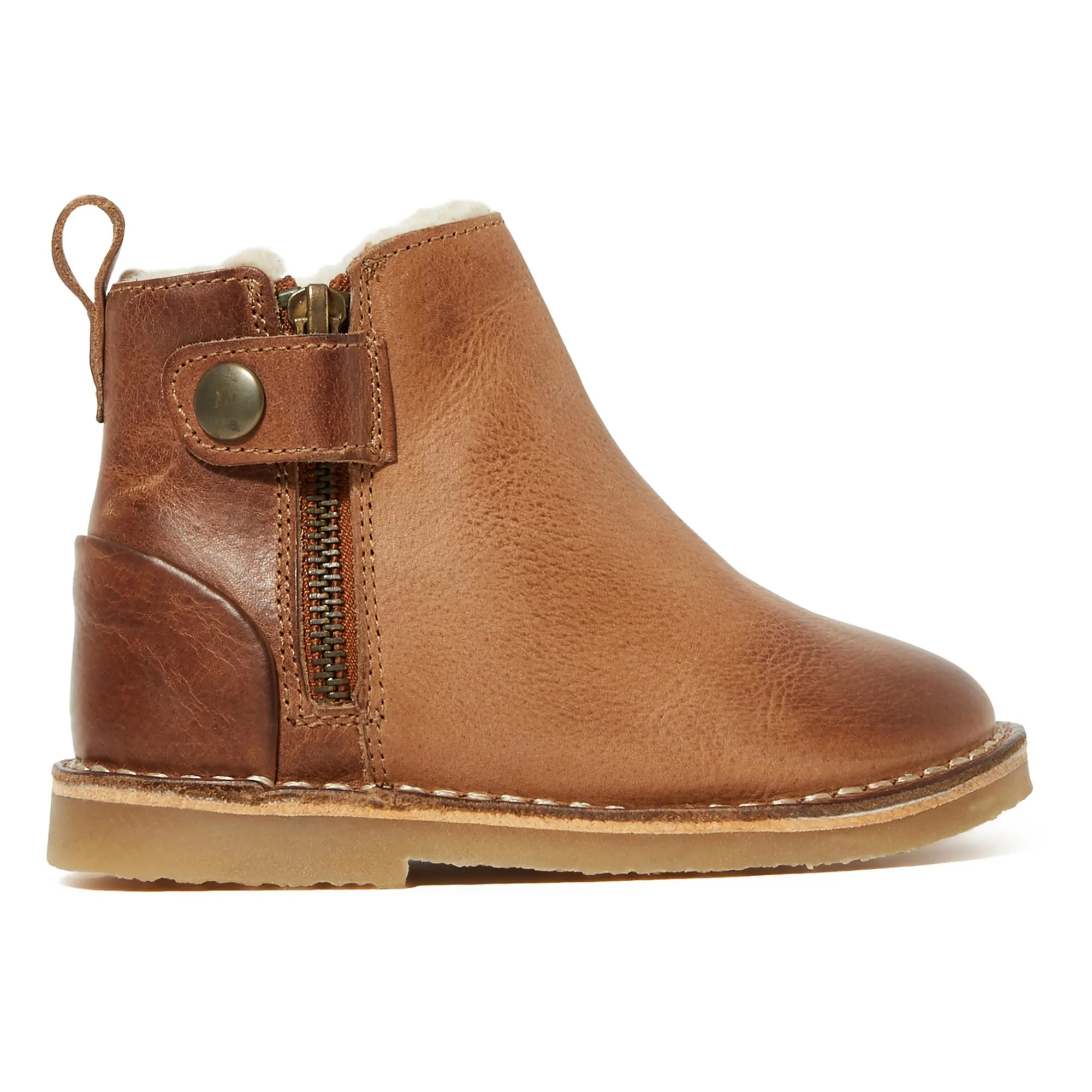 Young Soles Camel Winston Furry Boots