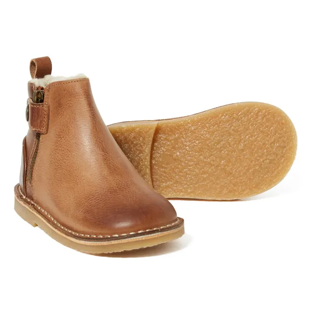 Winston Furry Boots | Camel