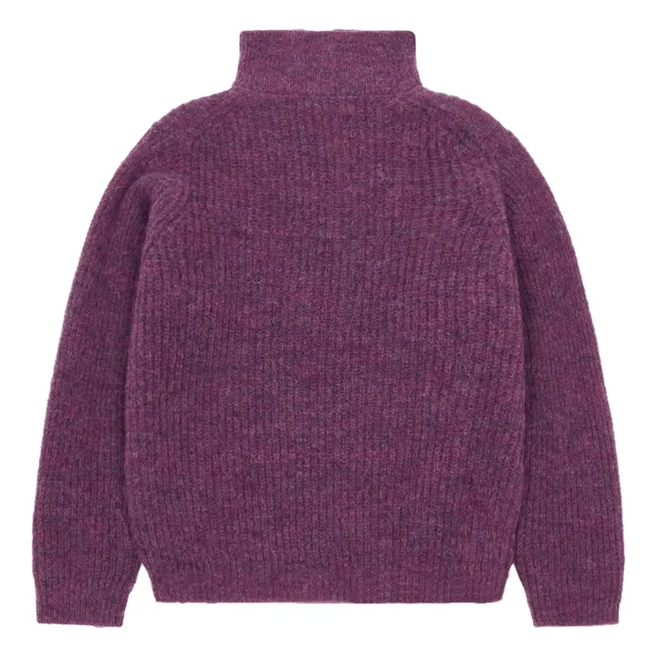 Pullover mit Reißverschluss Mira | Violett- Produktbild Nr. 1