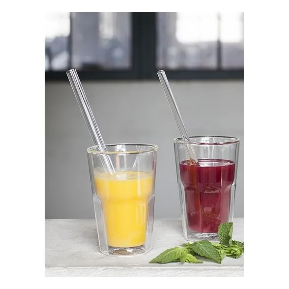 Glass straws - Set of 4