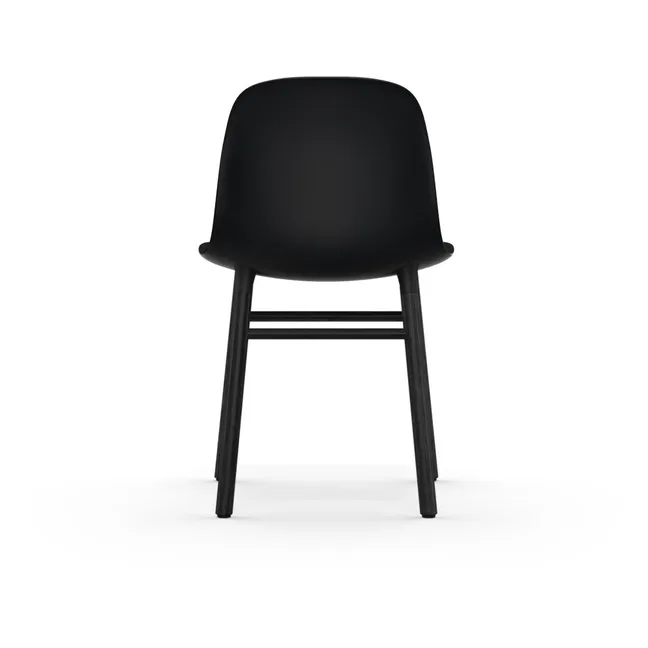 Stuhl Form aus Holz | Schwarz