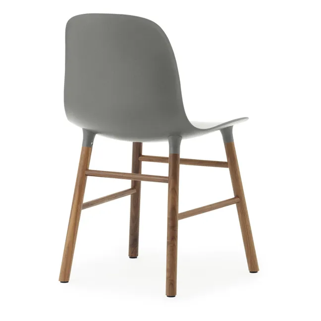 Form Walnut Chair | Grey