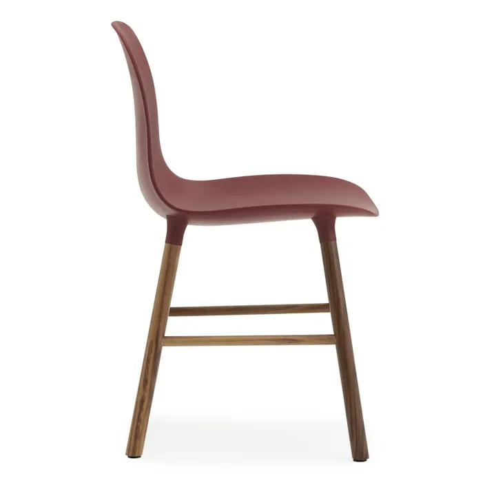 Stuhl Form aus Walnuss | Rot- Produktbild Nr. 3