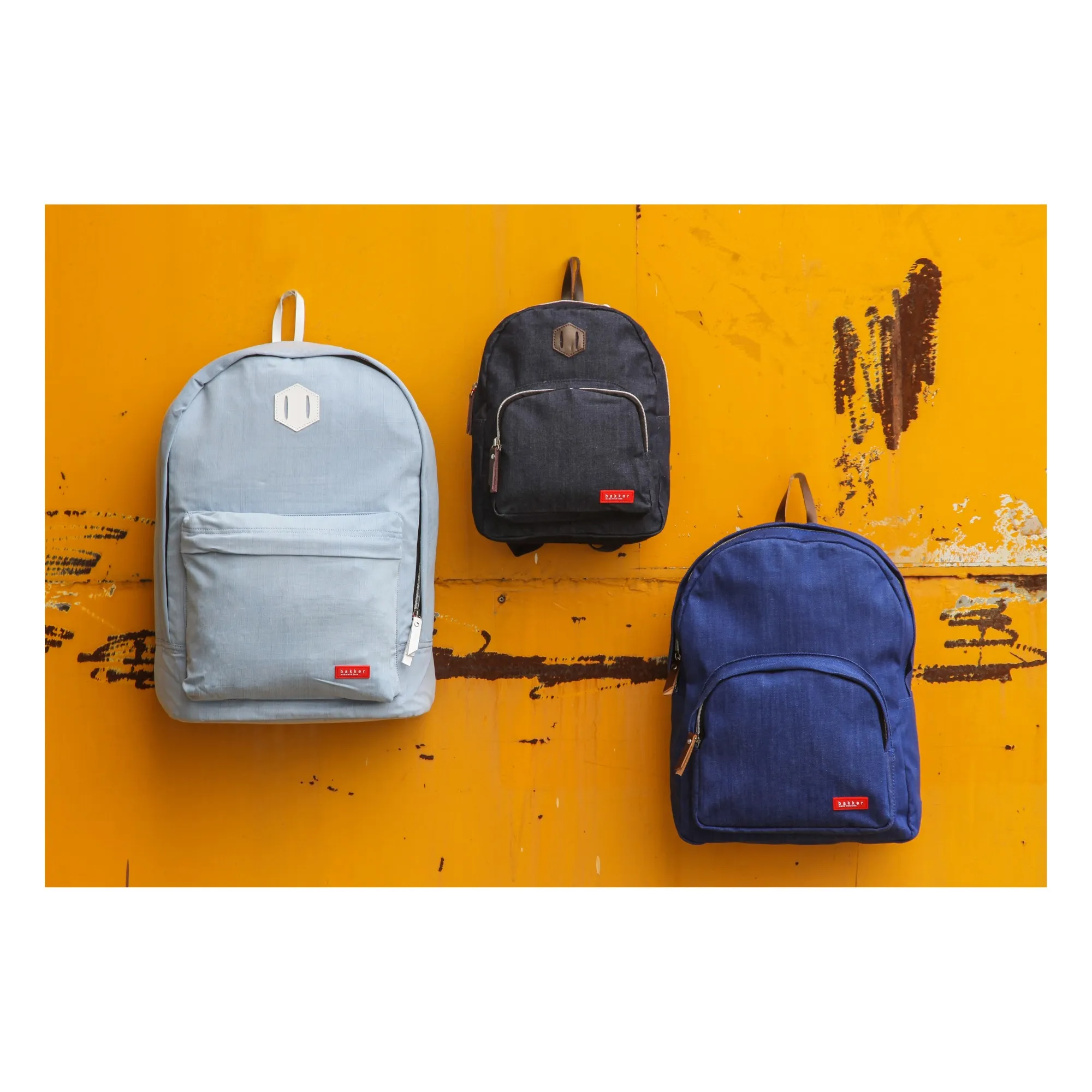 Bakker made with love Sac à dos Grand Jean Bleu Smallable