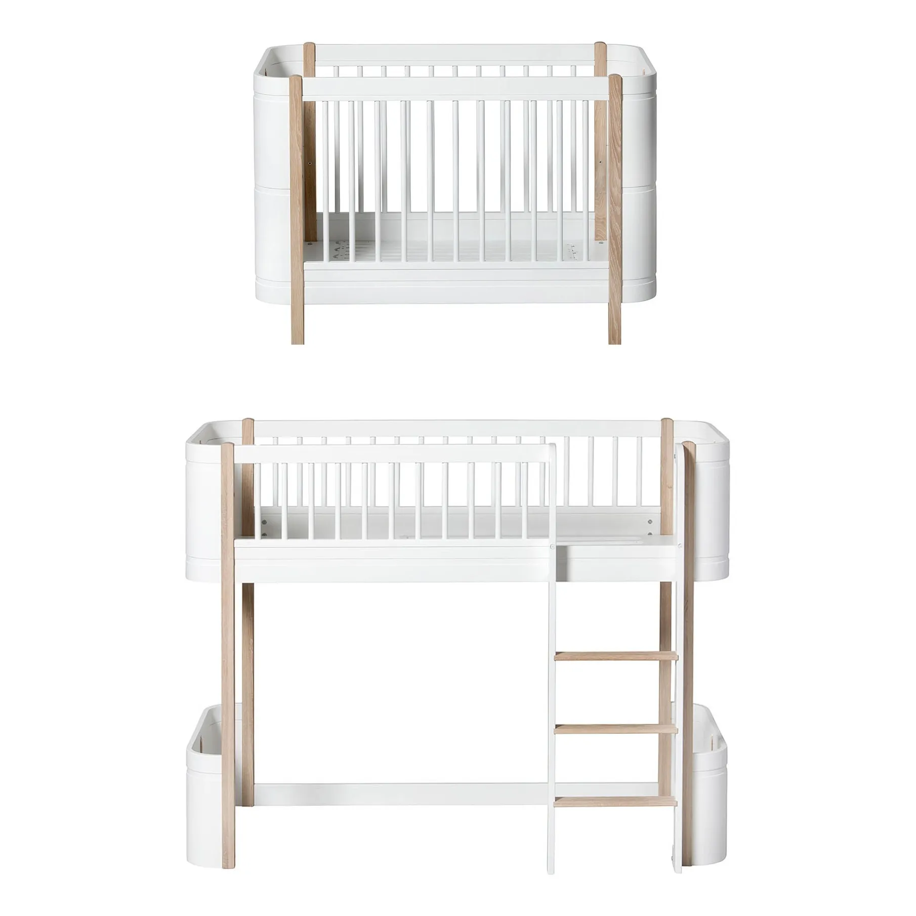 Oliver Furniture Oak Conversion Kit For Mini + Bed