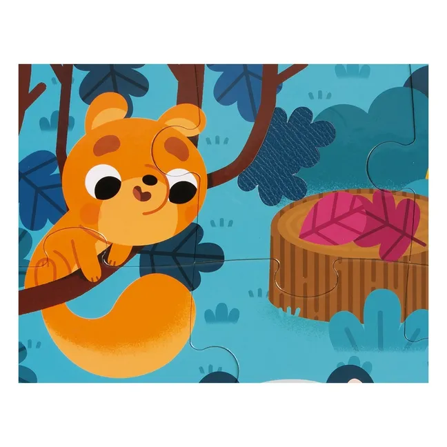 Animals of the Forest Tactile Puzzle, 20 pieces