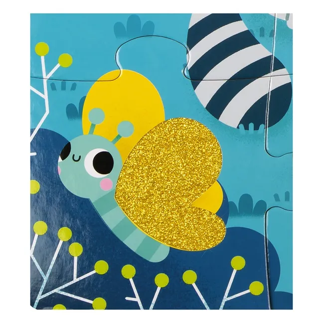 Puzzle tattile Gli animali della foresta - 20 pezzi