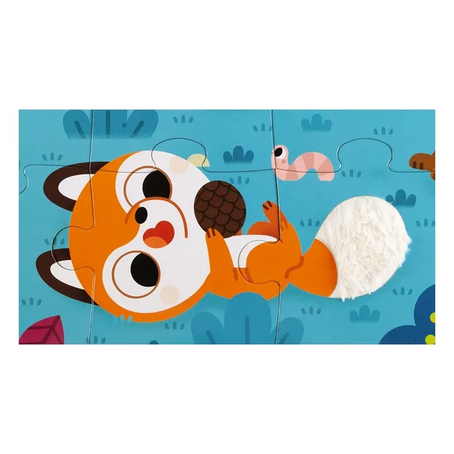 Animals of the Forest Tactile Puzzle, 20 pieces