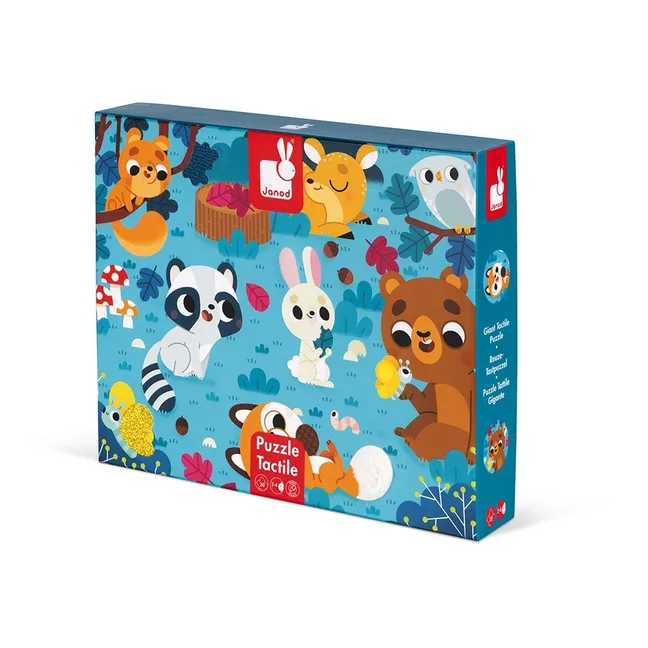 Puzzle tattile Gli animali della foresta - 20 pezzi