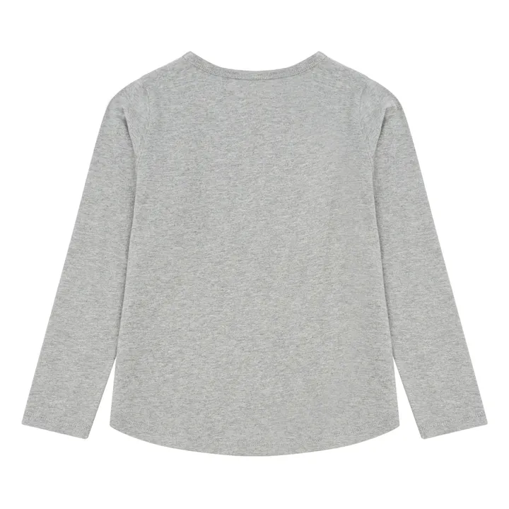 T-Shirt Jules | Grau Meliert- Produktbild Nr. 2