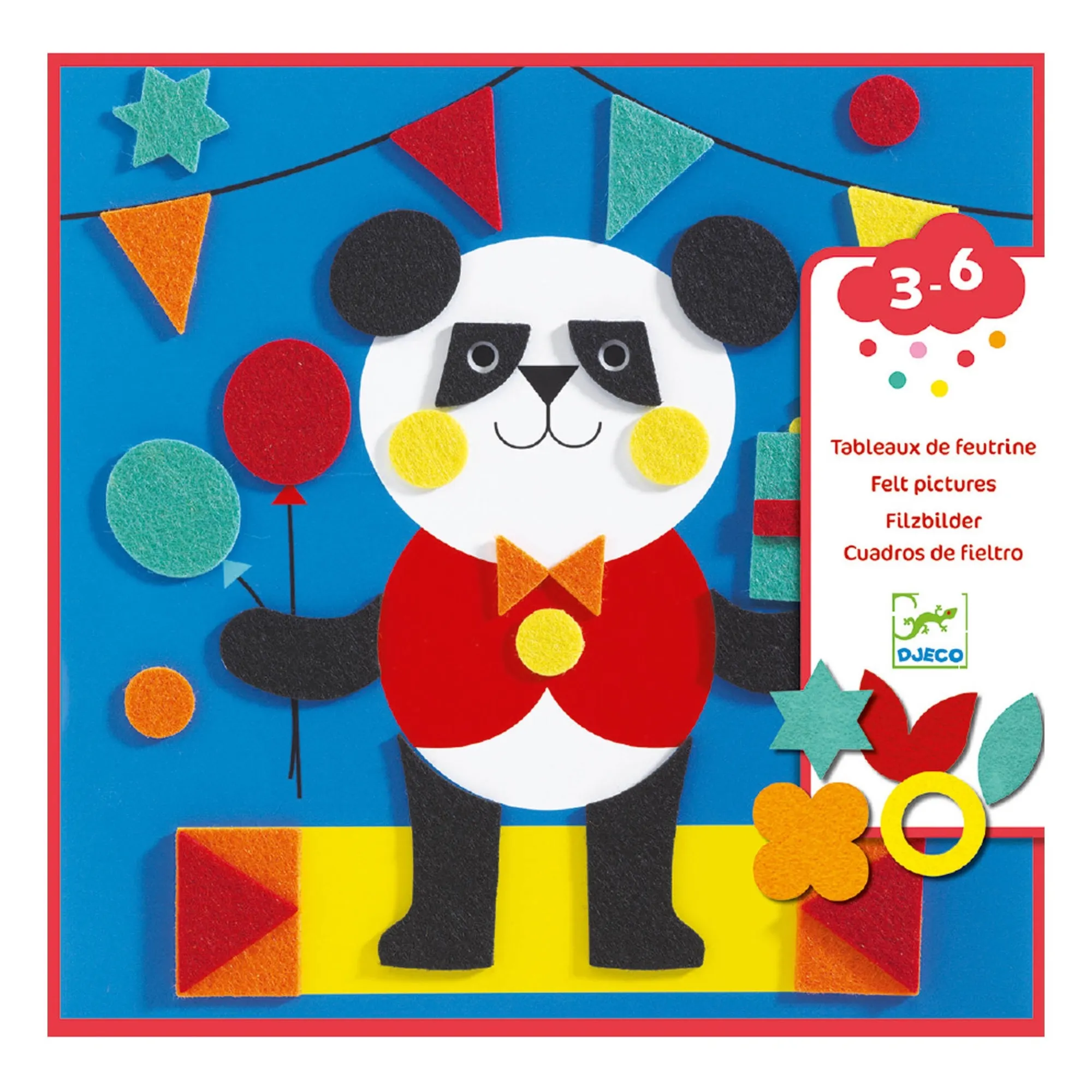 Djeco Multicoloured Felt Picture Set