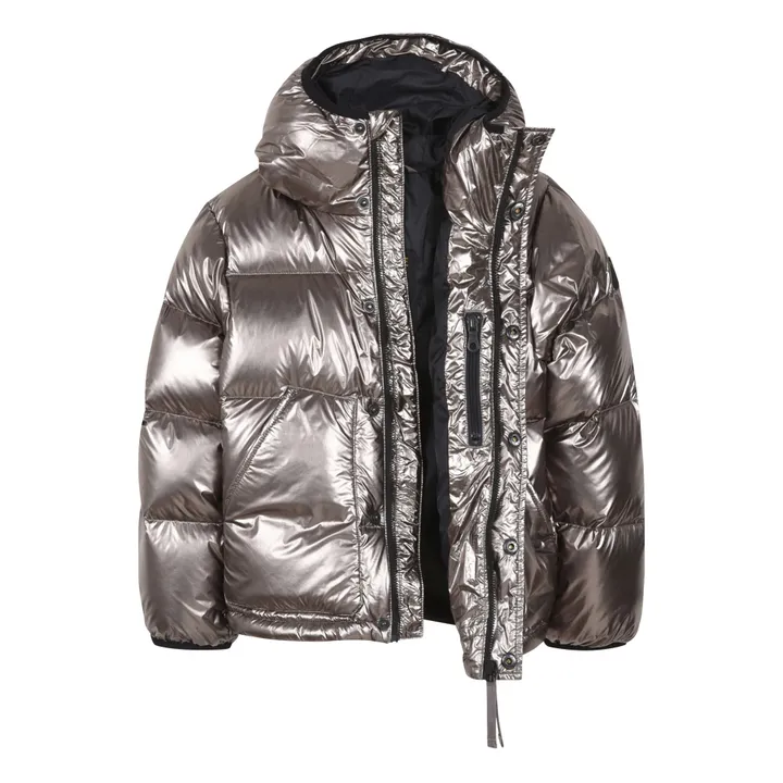 Snowflow Down Jacket | Silver- Product image n°1