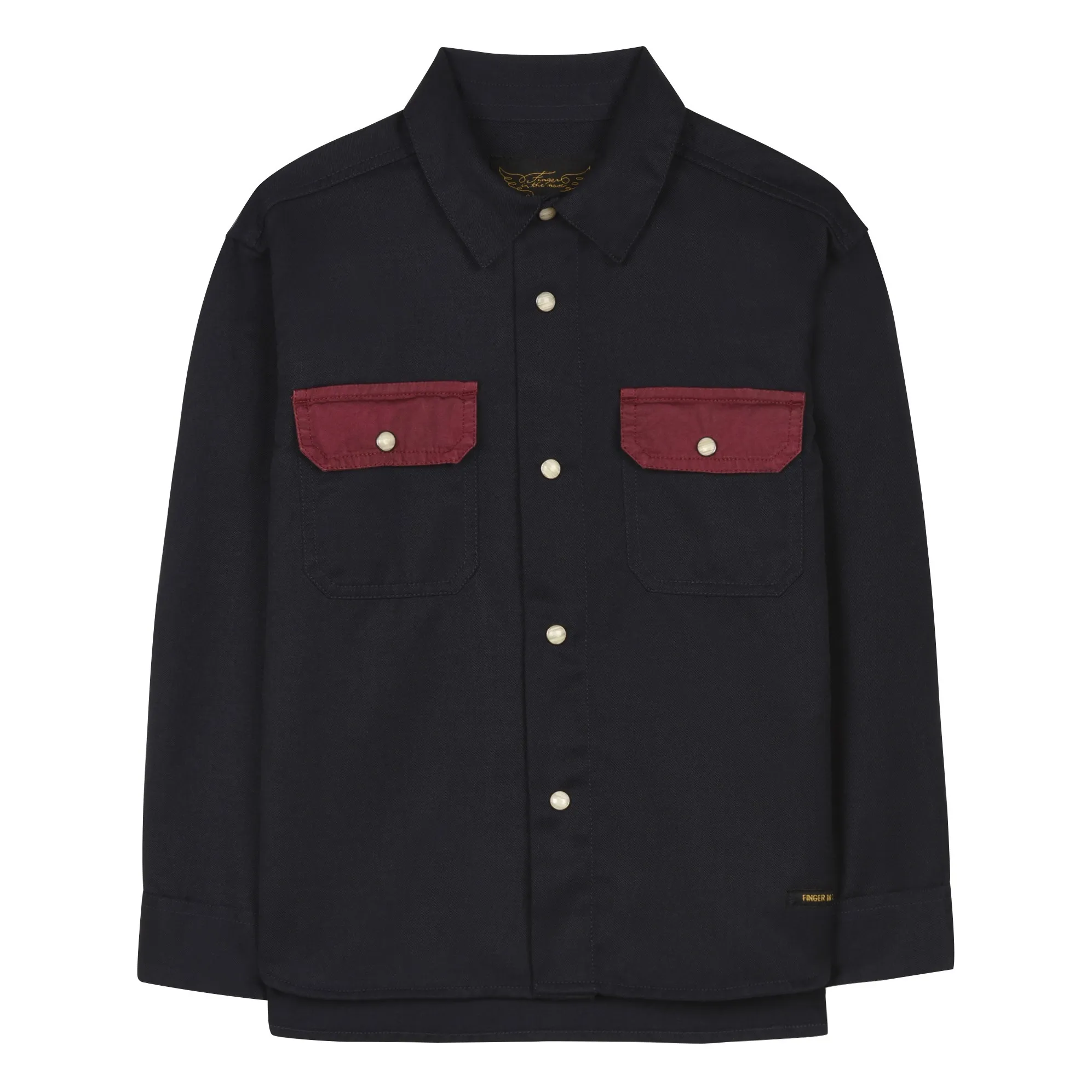 Finger In The Nose Navy Blue New Dusk Shirt