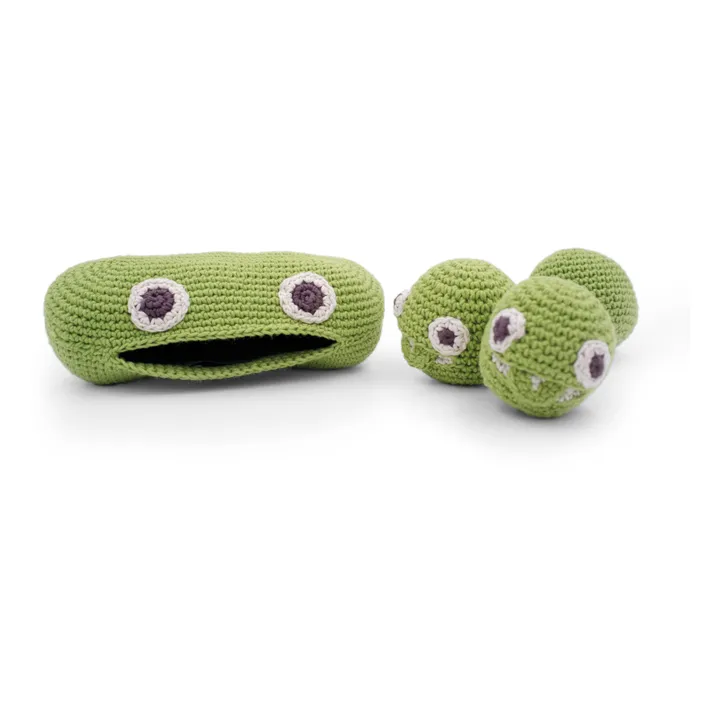 Crocheted Pea Rattle- Product image n°1
