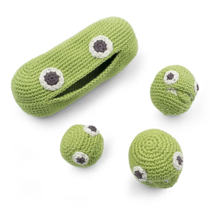 Crocheted Pea Rattle- Product image n°2