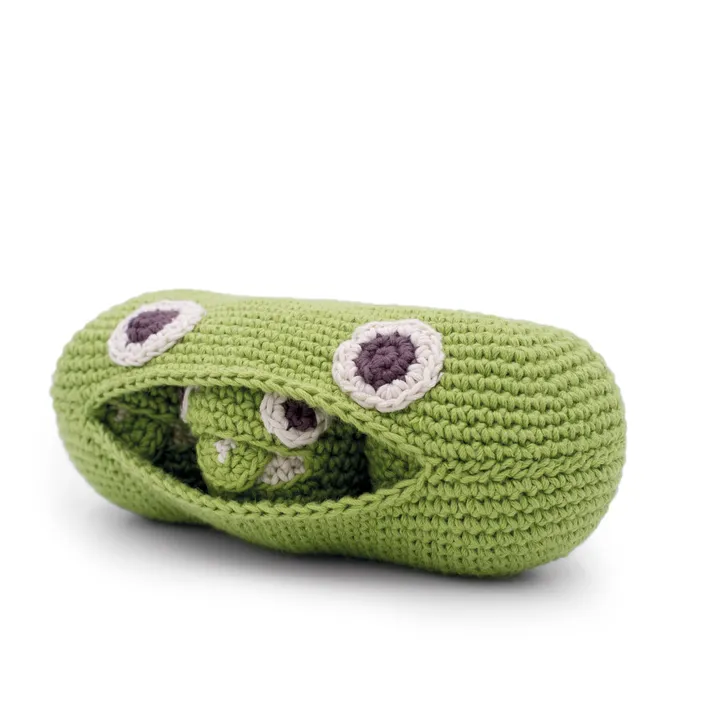 Crocheted Pea Rattle- Product image n°5