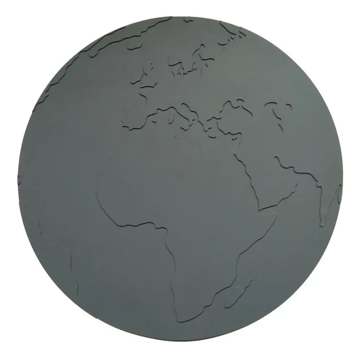 Set de table Planète Terre en silicone | Gris foncé- Image produit n°0