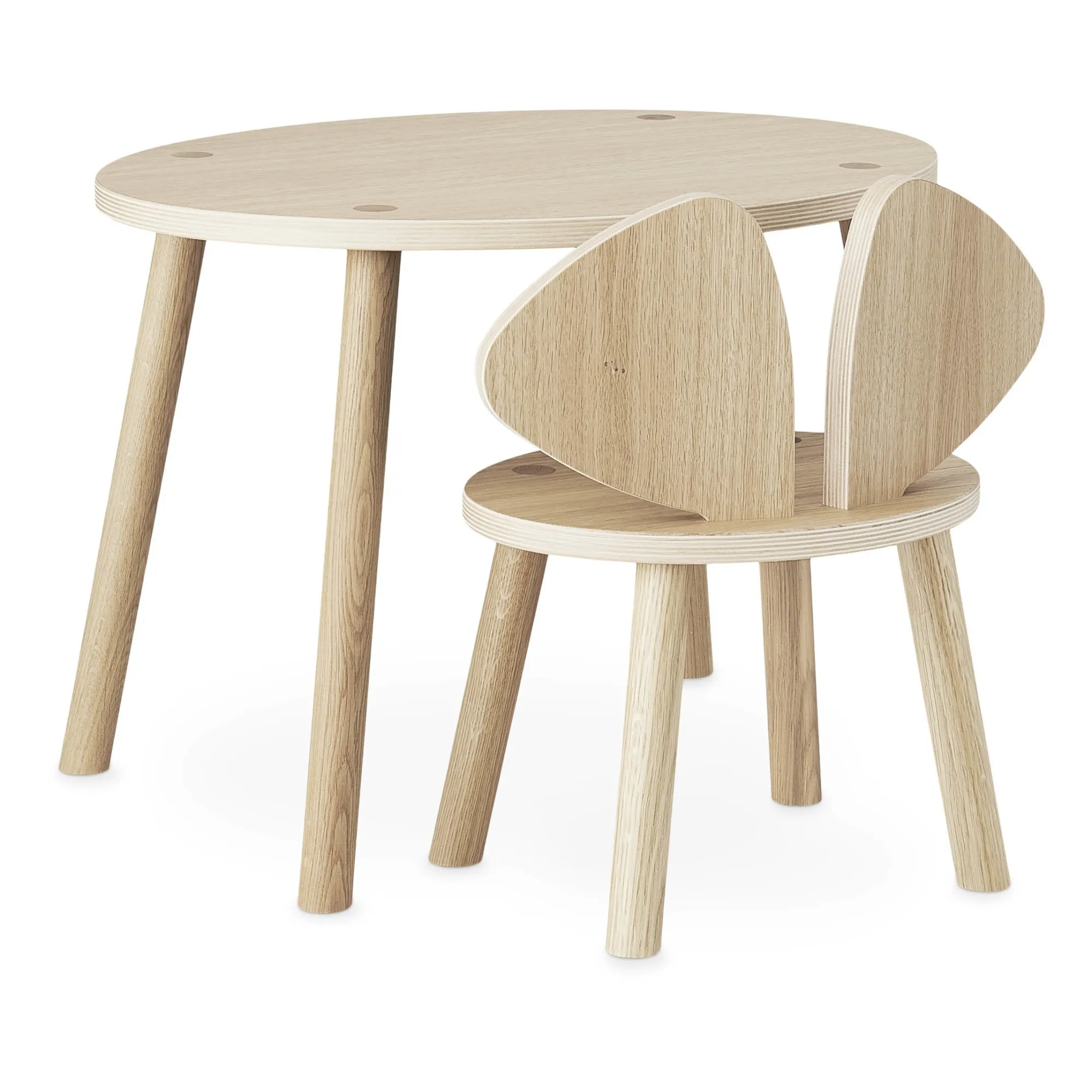 Chaise en chêne Souris | Chêne- Image produit n°3