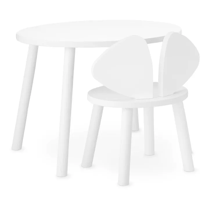 Chaise en chêne Souris | Blanc- Image produit n°3