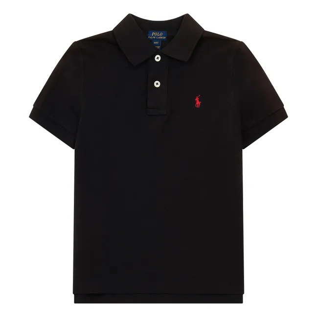 Logo Polo Shirt | Black