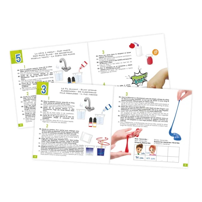 Scatola mini lab slime