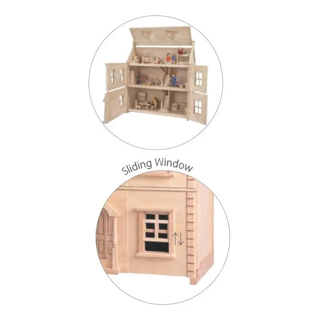 Wooden Victorian Doll's House