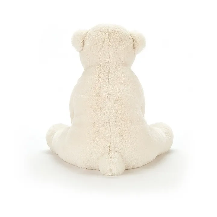 Peluche orso polare seduto Perry | Bianco- Immagine del prodotto n°2