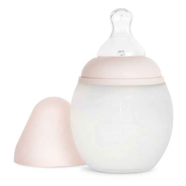 Medical Grade Silicon Baby Bottle and Physiological Teat | Powder pink- Product image n°0