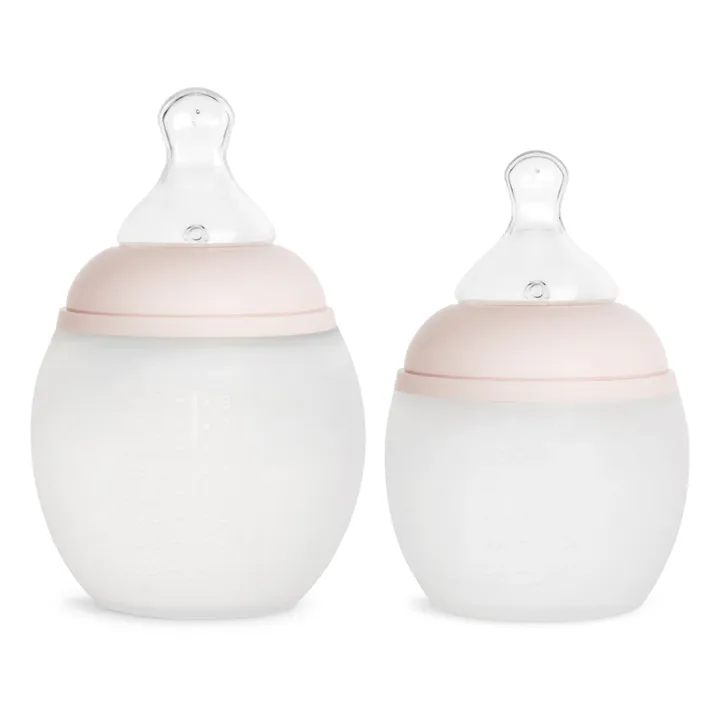 Medical Grade Silicon Baby Bottle and Physiological Teat | Powder pink- Product image n°4