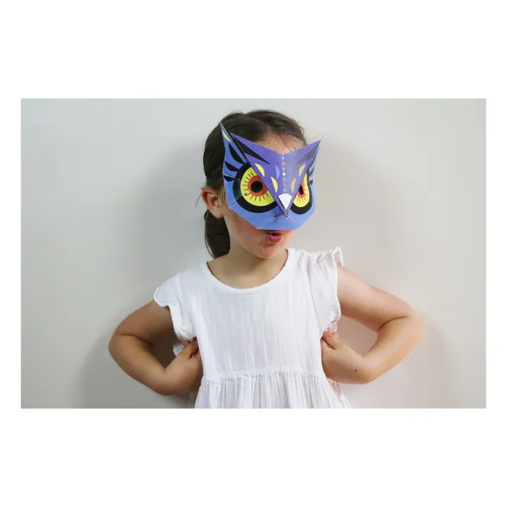 Maschera da colorare foresta- Immagine del prodotto n°1