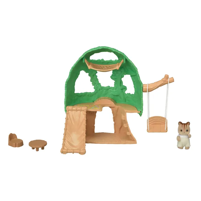 Baby Cabin and Baby Squirrel Toy
