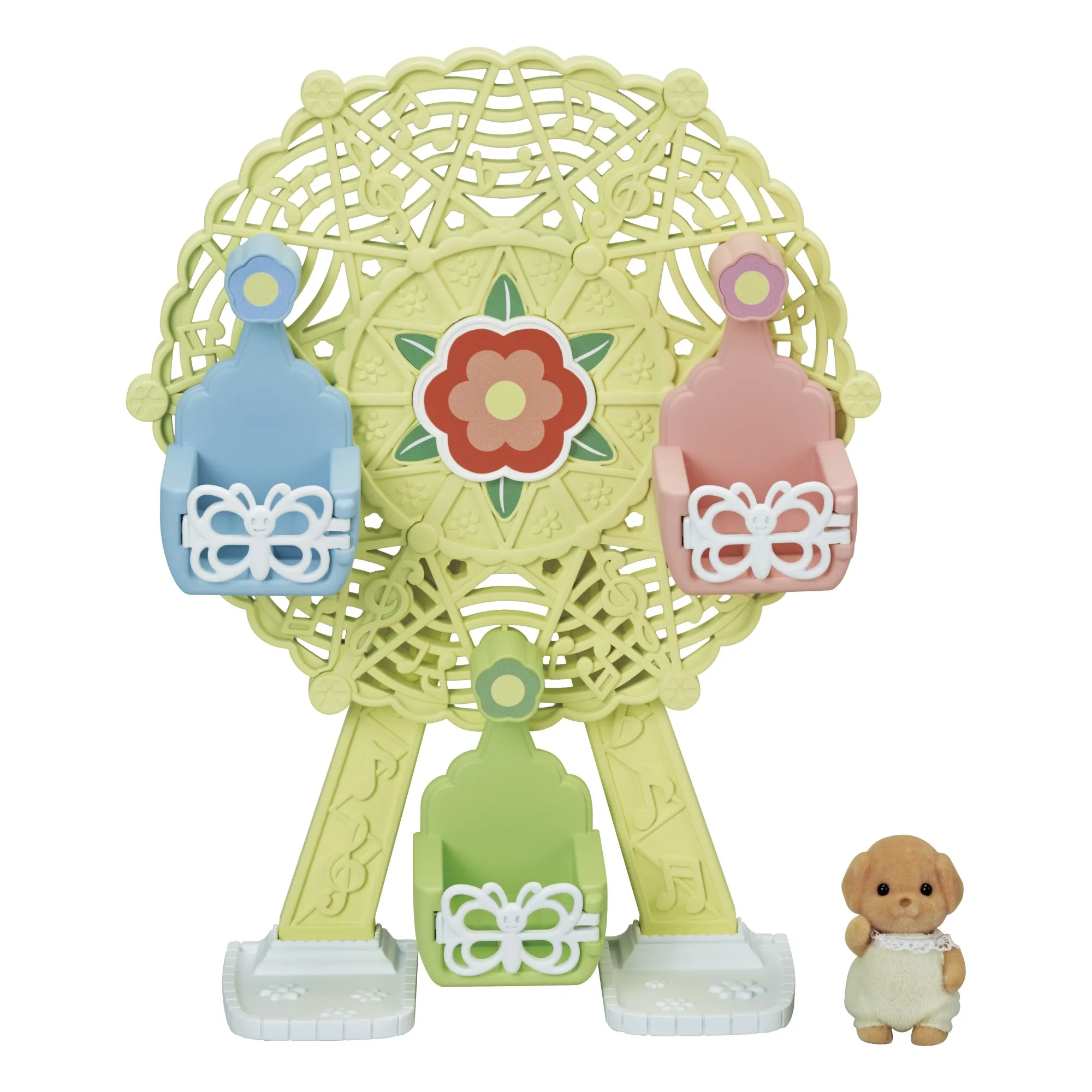 Sylvanian Families Multicoloured Ferris Wheel And Baby Poodle Toy