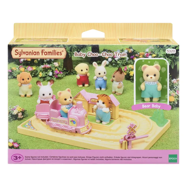 Train tchou-tchou et bébé ours