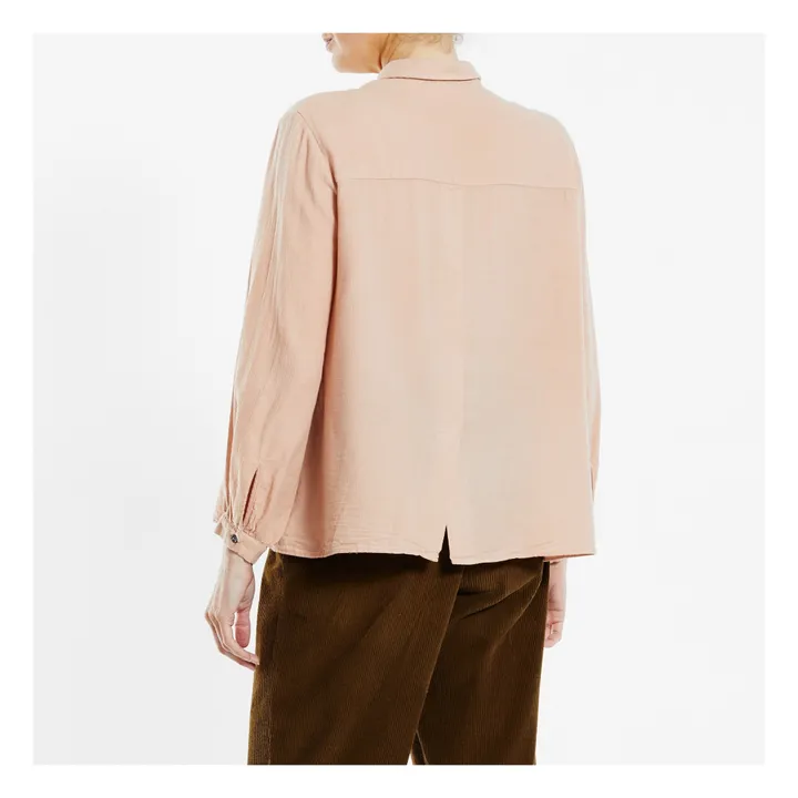 Camicia in cotone | Rosa chiaro- Immagine del prodotto n°3