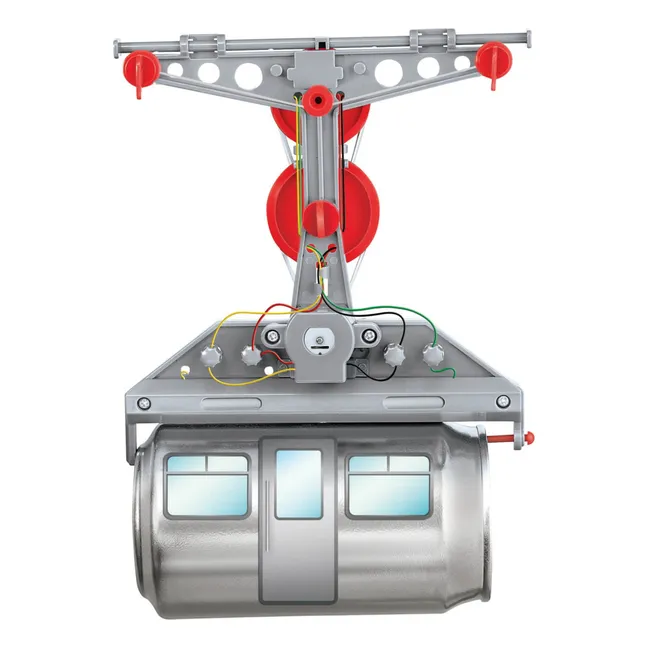Construcción de telecabina con lata