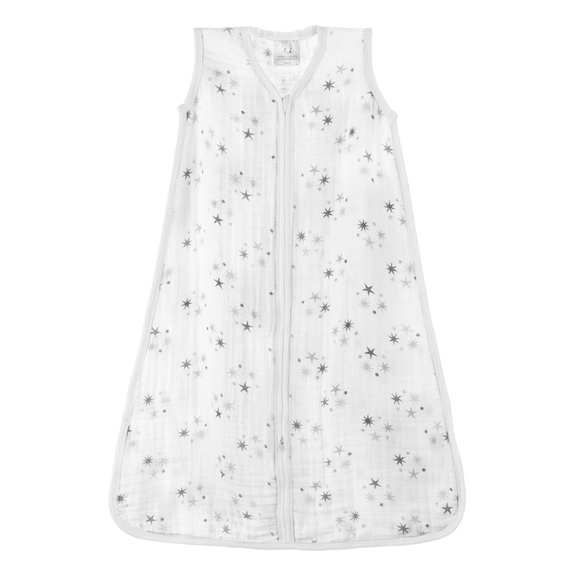 aden + anais - Leichter Schlafsack Sterne - Wei | Smallable
