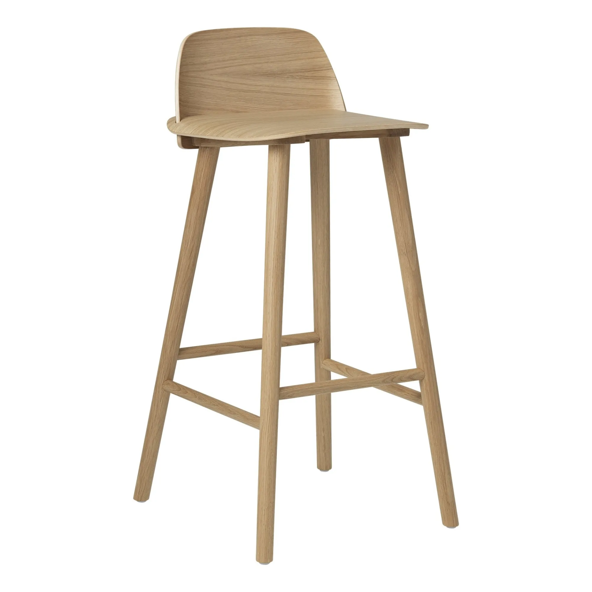 Tabouret de bar Nerd 75 cm | Chêne- Image produit n°0