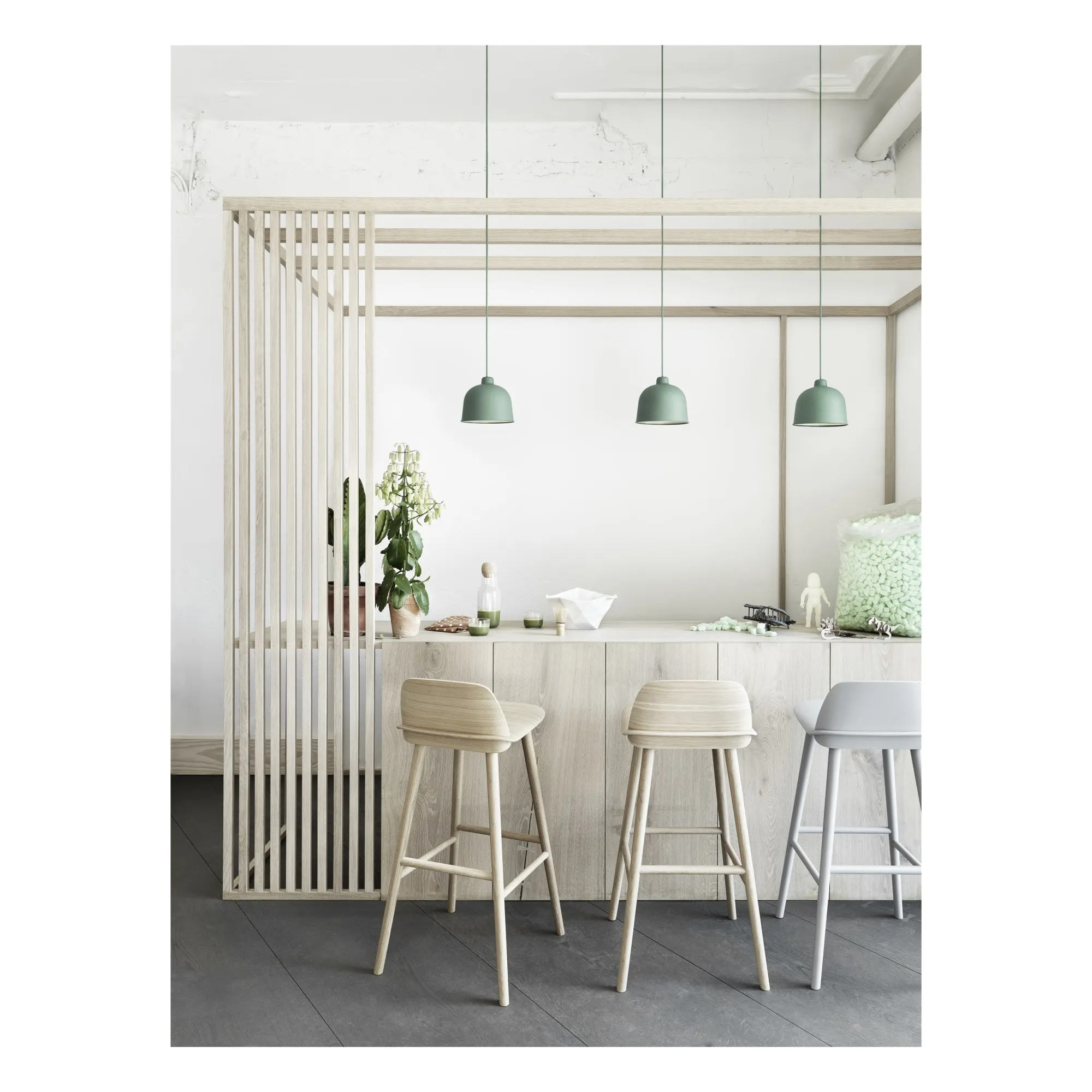 Tabouret de bar Nerd 75 cm | Chêne- Image produit n°3
