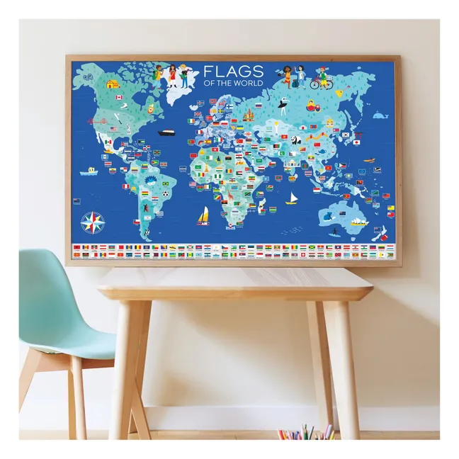 Poster sticker Drapeaux