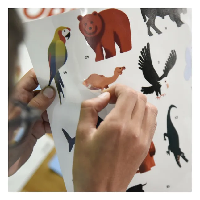 Poster sticker Animaux