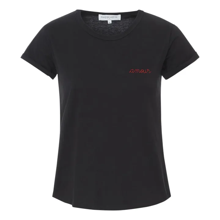 T-Shirt Amour - Damenkollektion  | Schwarz- Produktbild Nr. 0