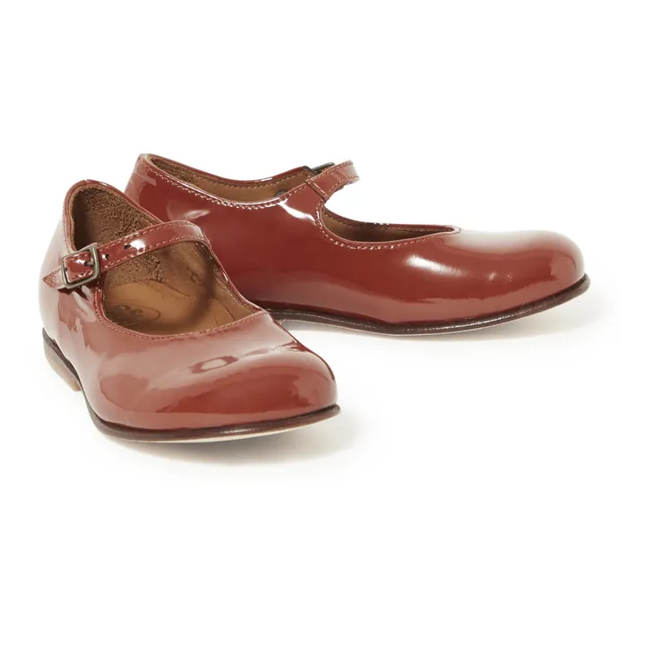 Patent Mary Janes | Caramel- Product image n°1